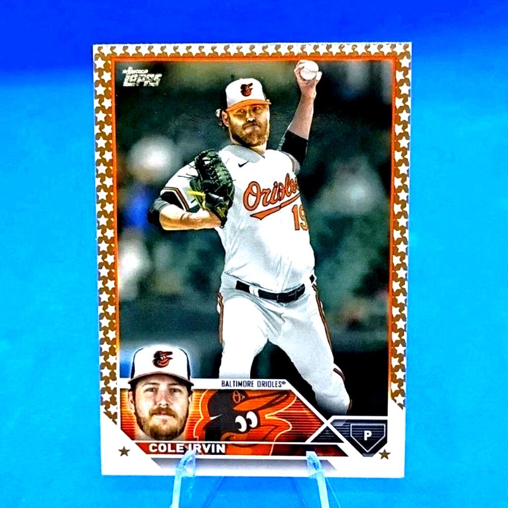2023 Topps Complete Set - Cole Irvin #408 Gold Star